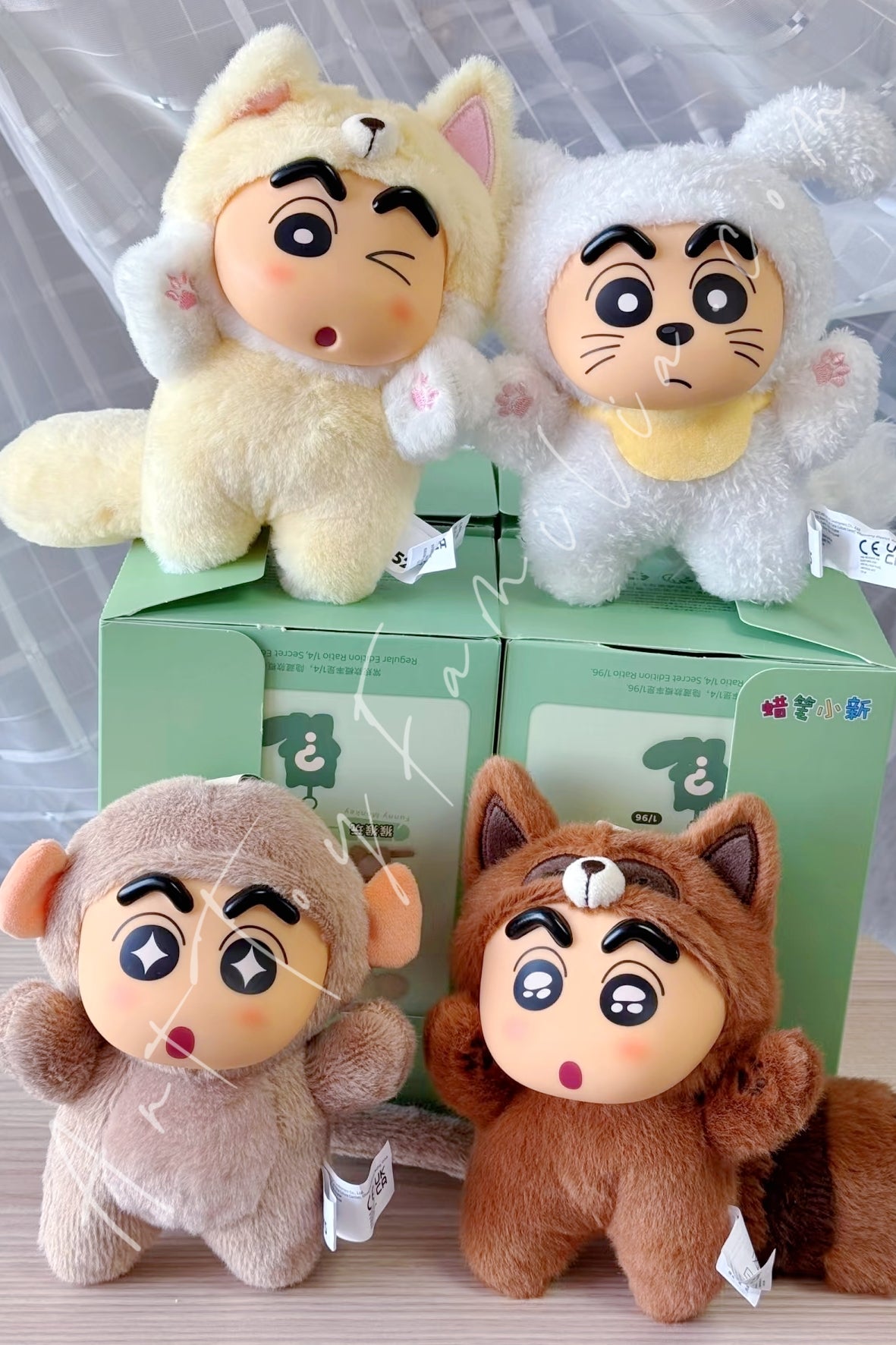 Crayon Shinchan Big Tails Series Vinyl Plush Pendant