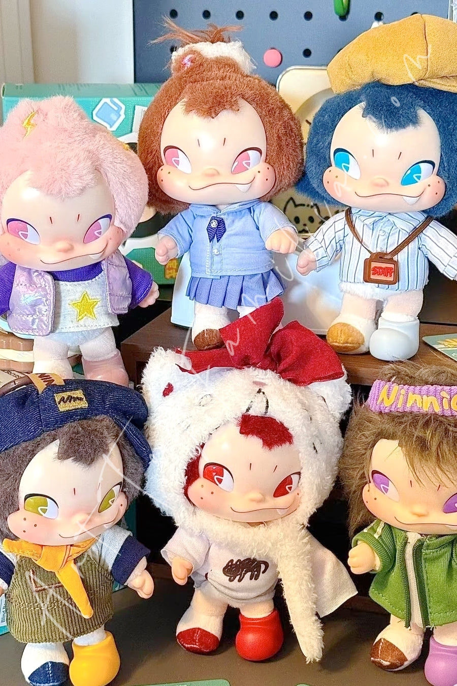 Ninnic Wild & Free Series Plush Keychain