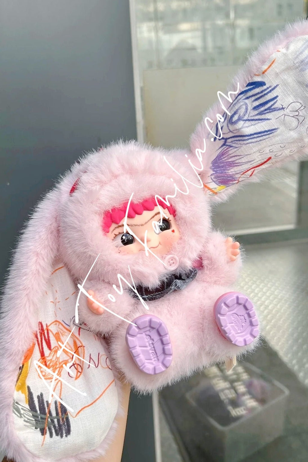 Wakuku Sweet Heart Rabbit Plush