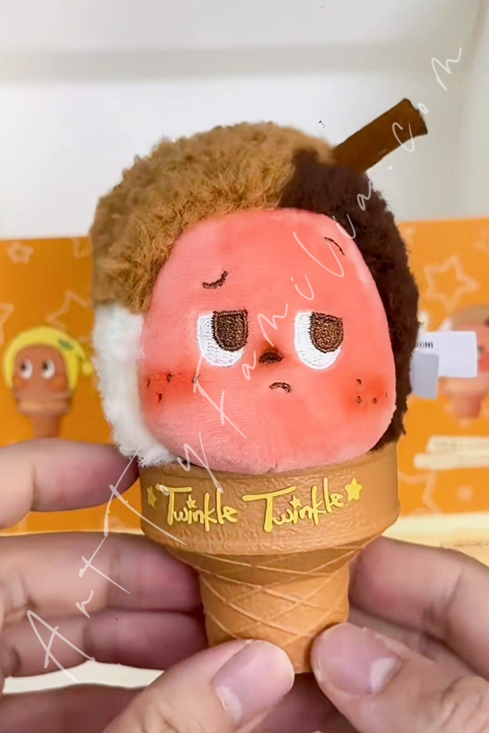 Twinkle Twinkle Moon Gelato Series Ice Cream Plush Pendant
