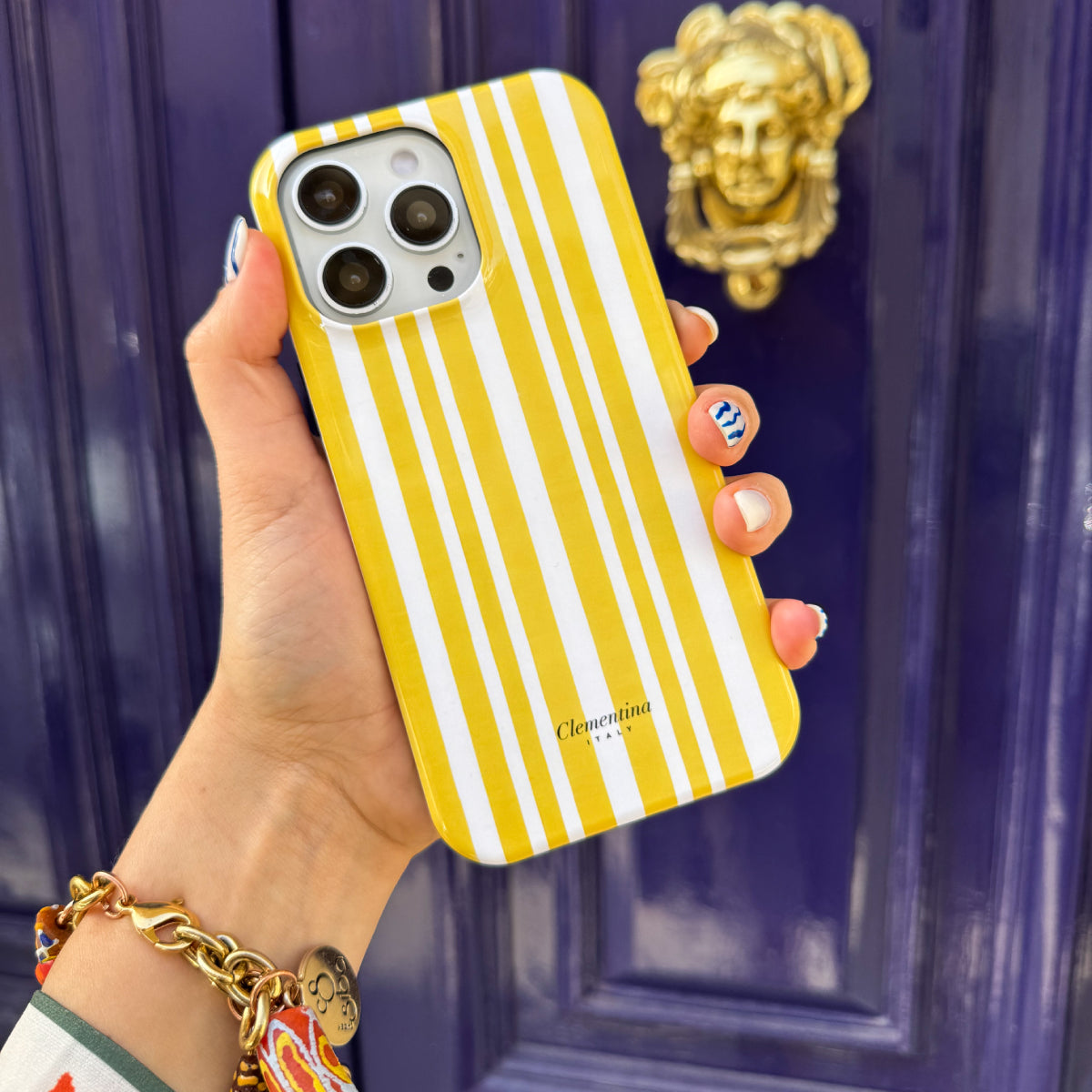 Yellow Stripes Tough Case