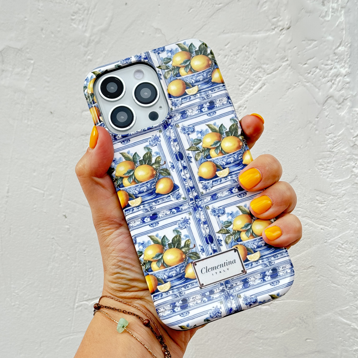 Lemon Majolica Tough Case