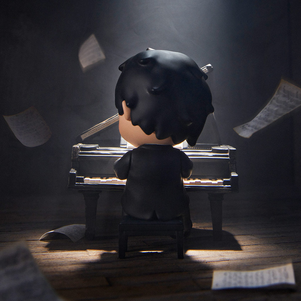 POP MART Hirono The Pianist 100% Figurine