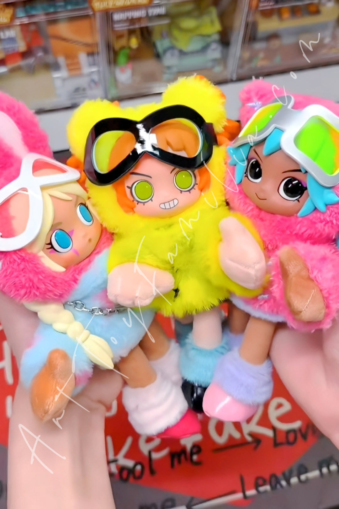 Peach Riot Fruit Punch Series Plush Doll Pendant