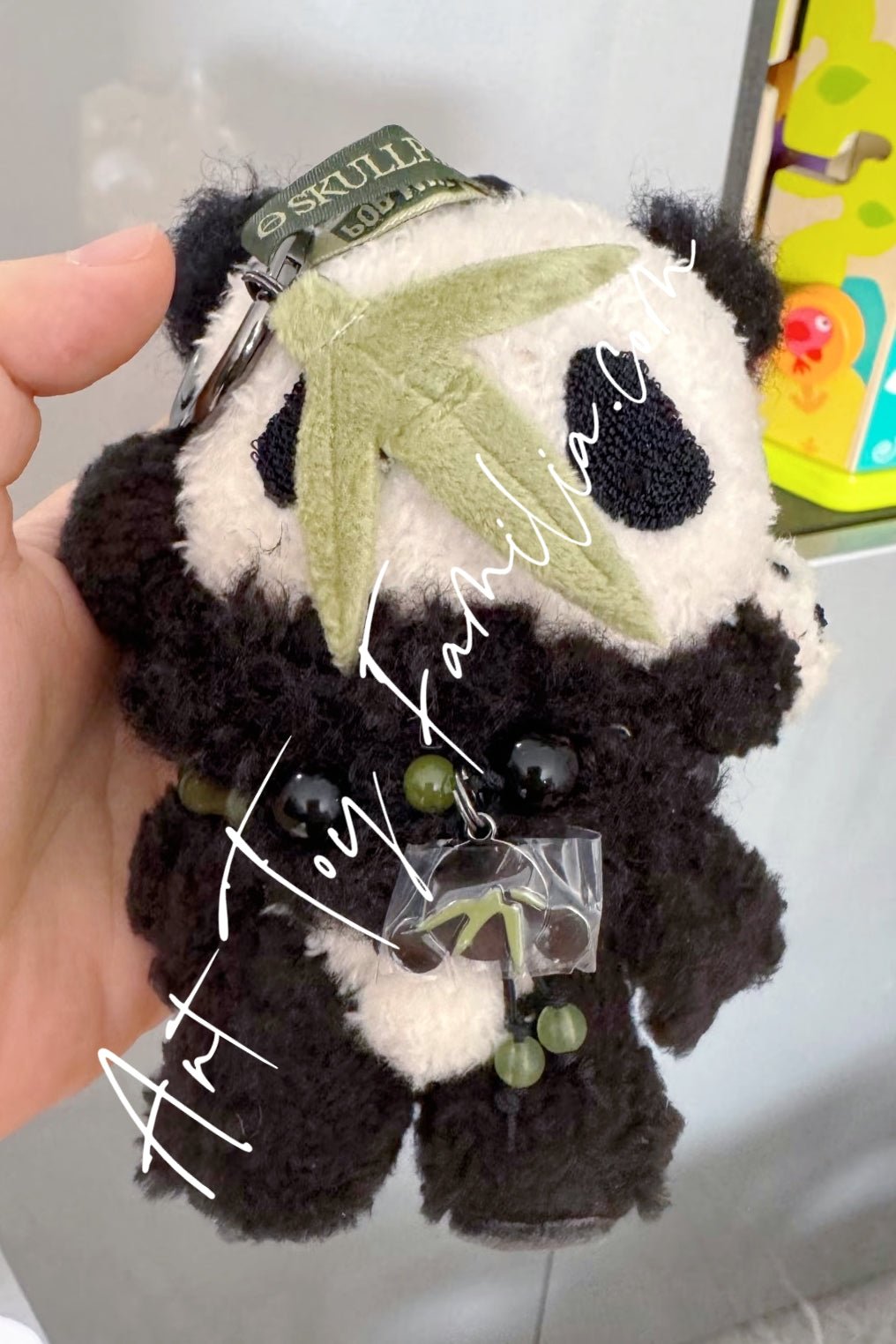 Skullpanda Lazy Panda Plush Doll Pendant