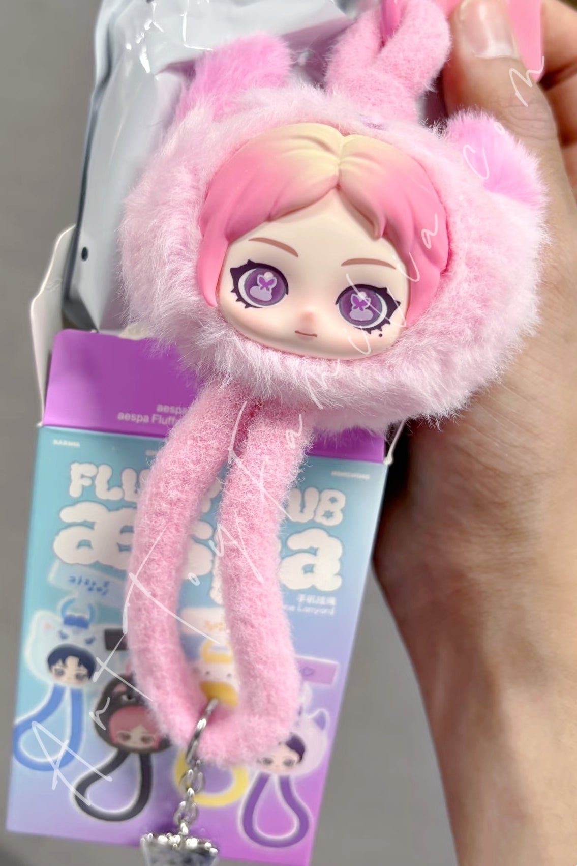 aespa Fluffy Club Series Phone Lanyard