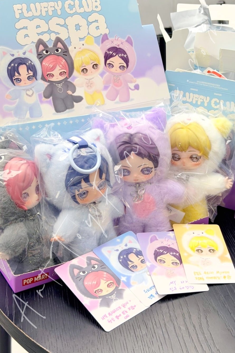 aespa Fluffy Club Series Vinyl Plush Doll Pendant