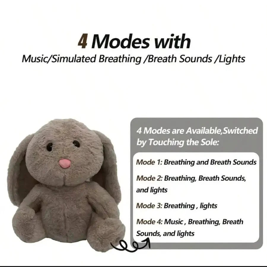 Bunny Breathing Musical Plush Toy