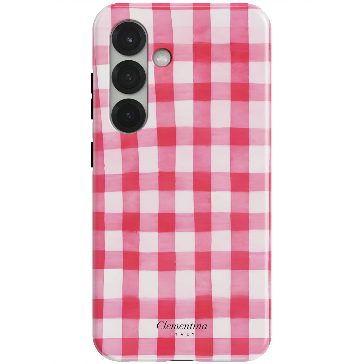 Pink Gingham Tough Case