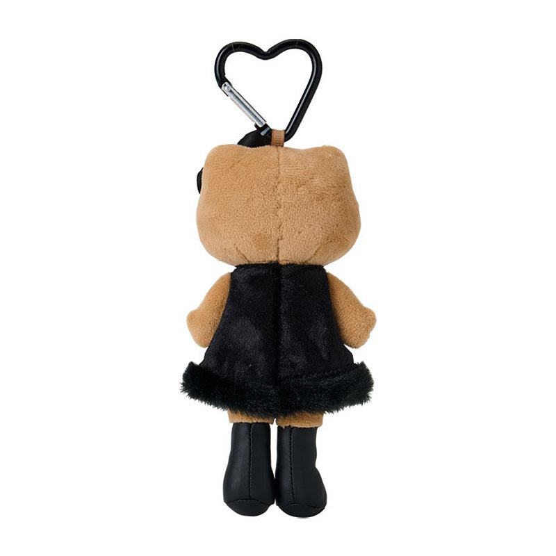 Sanrio Style Up Hello Kitty Black Ver. Plush Keychain
