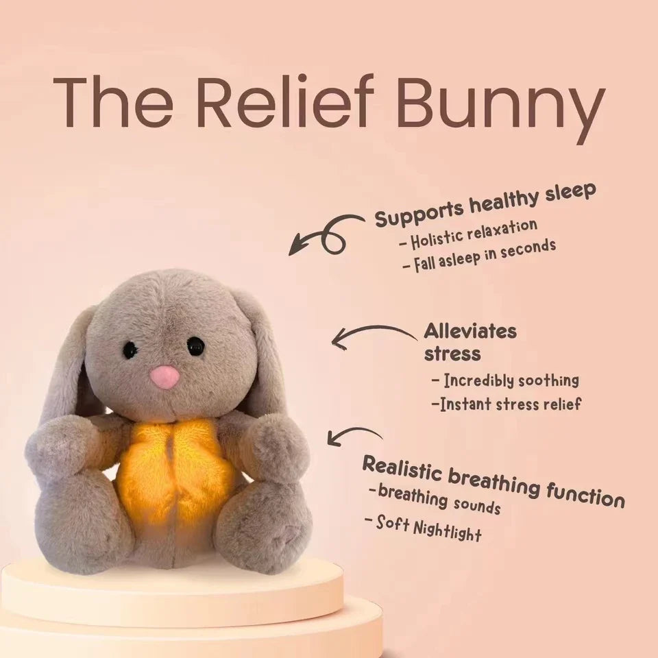 Bunny Breathing Musical Plush Toy