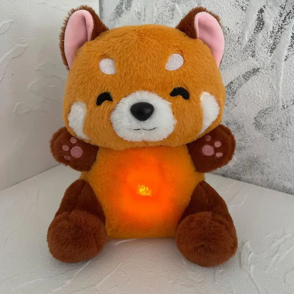 Red Panda Breathing Musical Plush Toy