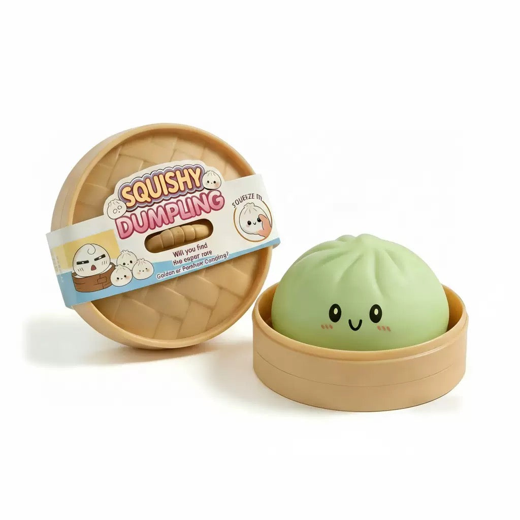 The Viral Mystery Dumplings Buns Squishy Squeeze Stress Relief Toy with Box Blind Box