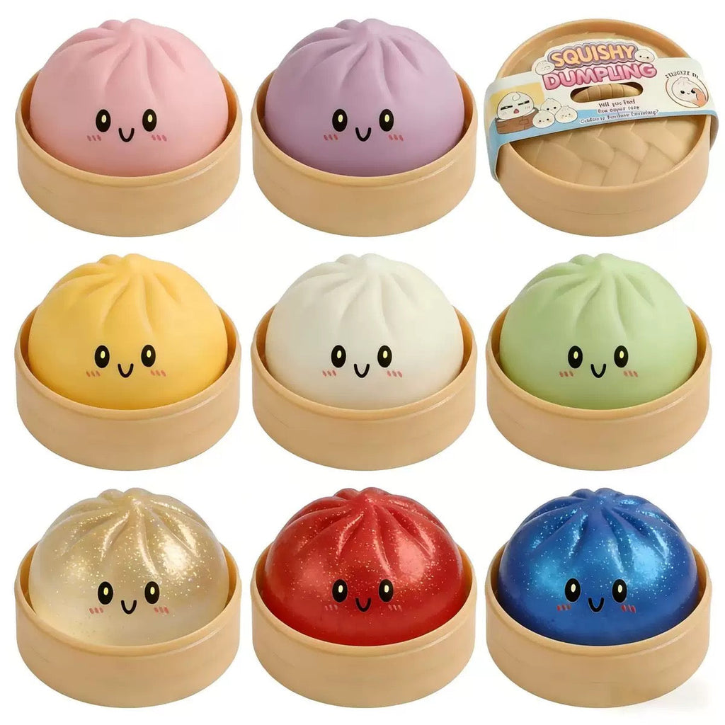 The Viral Mystery Dumplings Buns Squishy Squeeze Stress Relief Toy with Box Blind Box