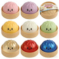 The Viral Mystery Dumplings Buns Squishy Squeeze Stress Relief Toy with Box Blind Box