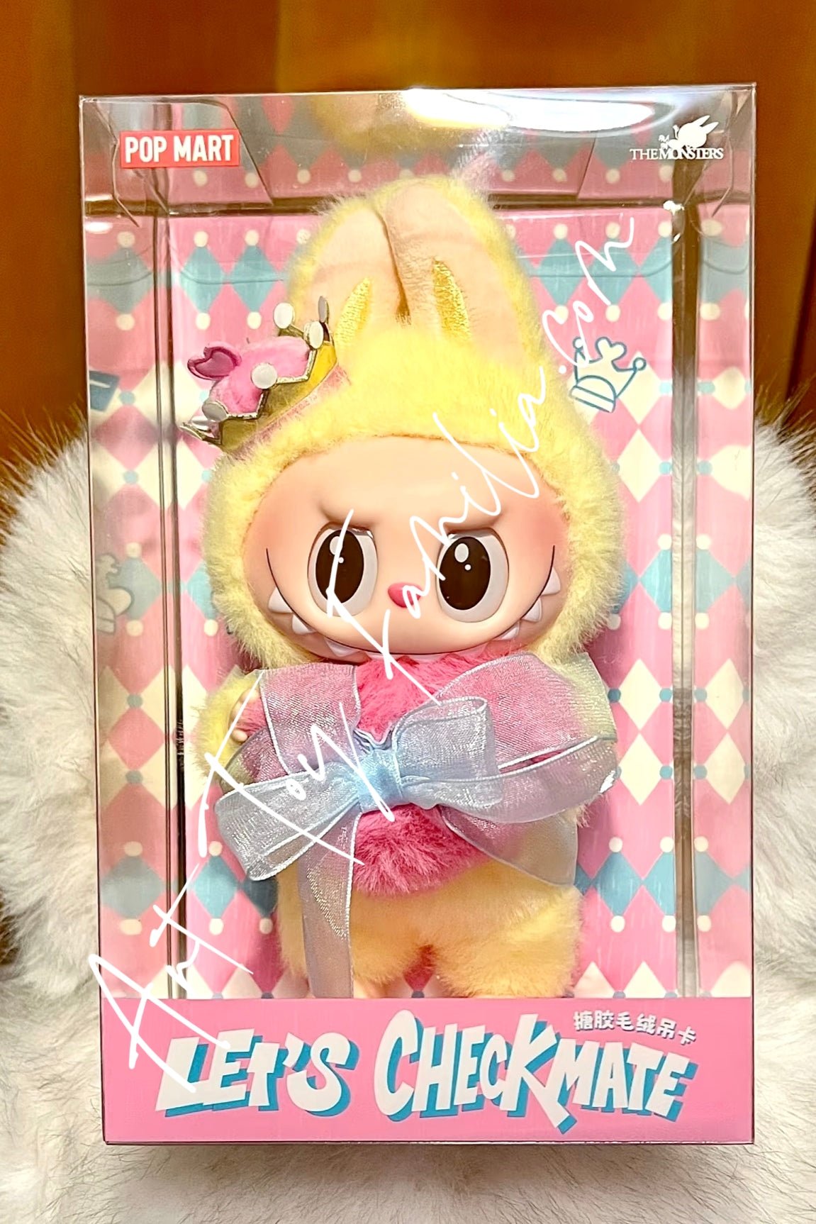 The Monsters Let's Checkmate Sreies-Vinyl Plush Hanging Card