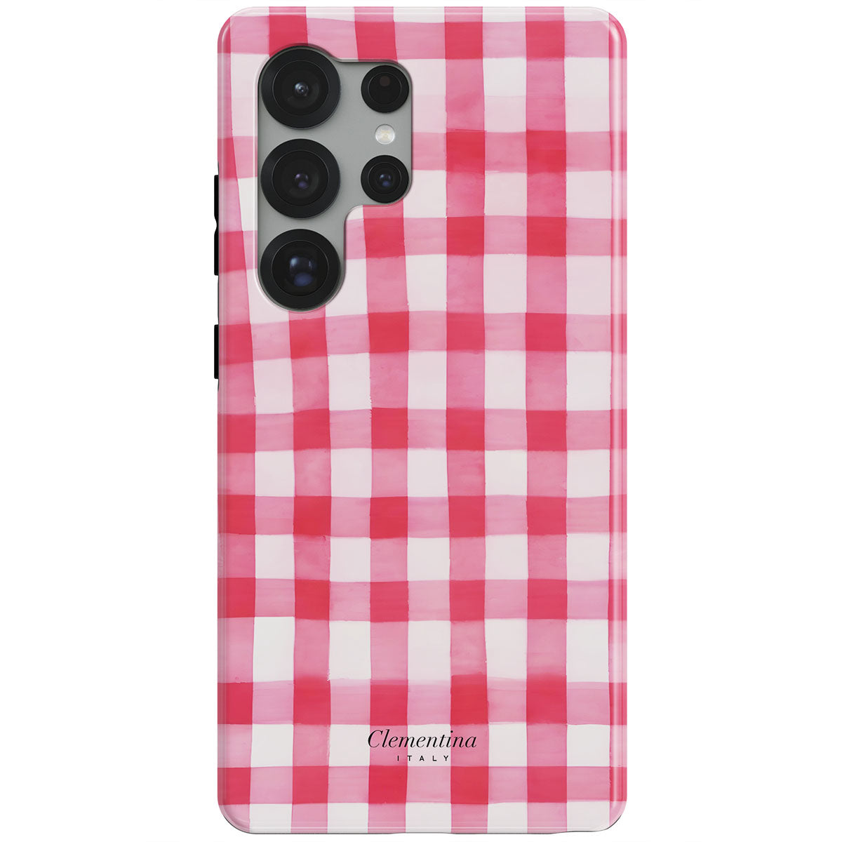 Pink Gingham Tough Case